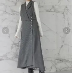 SNIDEL ラップテーラードジャンパースカート 訳あり