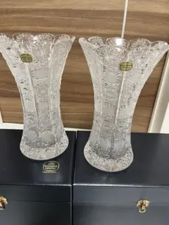 トルコ製　24% BOSPORUS クリスタル花器　未使用品　共箱 2025年最新】BOSPORUS CRYSTAL 花瓶の人気アイテム - メルカリ