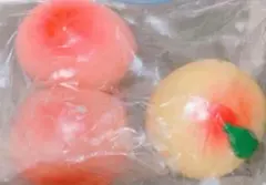 【未使用】桃 スクイーズ 水系 3点 セット まとめ売り