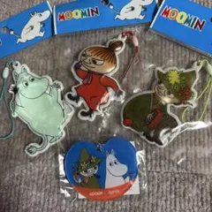 ムーミンキャラクター ストラップ 4個セット