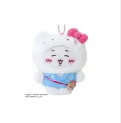 サンリオ×ちいかわ ハローキティ ちいかわ マスコットホルダー ぬいぐるみ