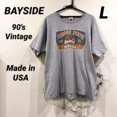 レア希少雰囲気抜群90s☆BAYSIDE ベイサイド カレッジTシャツ