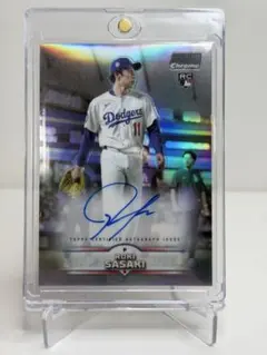 佐々木 朗希 Roki Sasaki RC chrome auto 直筆サイン
