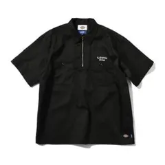 Lafayette ディッキーズ　ブラック半袖ワークシャツ　Lサイズのサムネイル