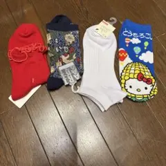 ソックス4足セット 多彩なデザイン