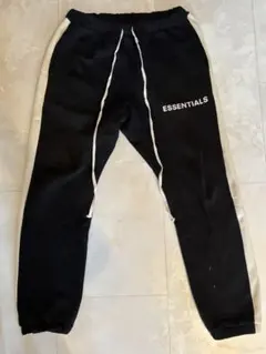 ESSENTIALS エッセンシャルズ サイドストライプ スウェットパンツ S