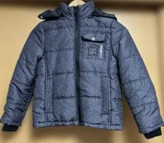 子供ダウンコート　ダークグレー130㎝