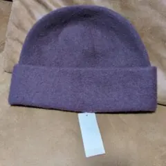 新品未使用)ウール89%ブラウン色！ニット帽 Fサイズ！定価2750円