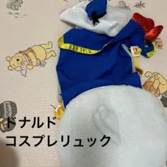 ドナルドダック コスプレ衣装 子供用　リュック　ファスナー　キッズ