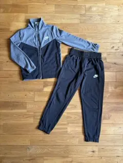 NIKE ジャージ セットアップ グレー×ブラック Sサイズ