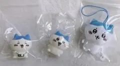 ハチワレ　マスコット　 ソフビマスコット　3点セット　ちいかわ