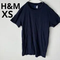 H&M ネイビー Tシャツ XS