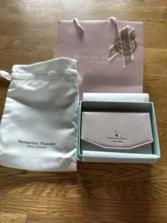 【再値下げ：新品・未使用】サマンサタバサ プチチョイス 名刺入れ ベビーピンク