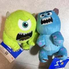 【新品タグ付】モンスターズインク　マイク・サリー ぬいぐるみセット