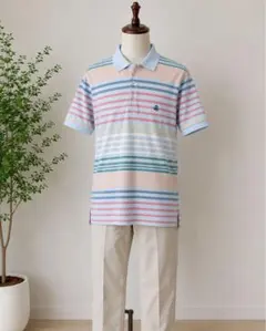 【美品】Brooks Brothers ブルックスブラザーズ ポロ ボーダーのサムネイル