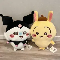 ちいかわ×サンリオキャラクターズ BIGぬいぐるみ② うさぎ モモンガ