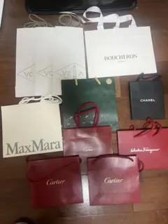 高級ブランド ショッピングバッグ 11セット