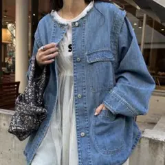 CIAOPANIC TYPY マルチウェイ デニムワークジャケット Gジャン