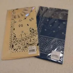 THE NORTH FACE ペイズリー柄バンダナ 2枚セット