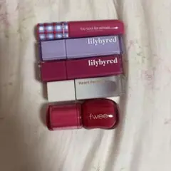 リップ5点セット　ブルベ夏カラー