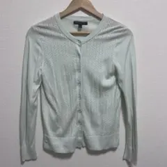 BANANA REPUBLIC バナリパ ミントグリーン カーディガン S
