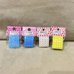 値下中✨透明ピアス　４点セット