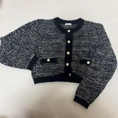 INGNI クロップドニットカーディガン