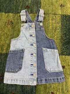 baby GAP デニムオーバーオールワンピース 18-24ヶ月