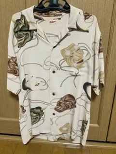 ゆ*き様 サンサーフ　アロハシャツ　能面 ゆ*き様 サンサーフ アロハシャツ 能面 - メルカリ