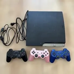 PS3本体 + コントローラー3台セット　ジャンク品