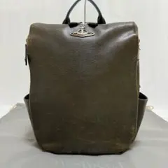 【美品】ヴィヴィアンウエストウッド アドバン リュック レザー A4可 濃茶のサムネイル