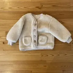 ボア素材　ベージュ　アウター