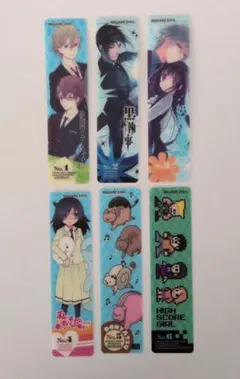 コミッパ　ブックマーク６枚　黒執事　妖狐×僕SS　絶園のテンペスト