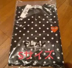新品★Sサイズ PLAY 꼼데가르송 ドット長袖Tシャツ★プレイ