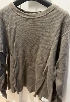 ANATOMICA サーマルシャツ カーキ　サイズS