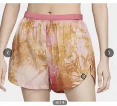 新品NIKE ウィメンズ DF トレイルショート オレンジ/ピンクサイズLタグ付