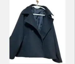 送料込 ネイビー コート　LL 3L