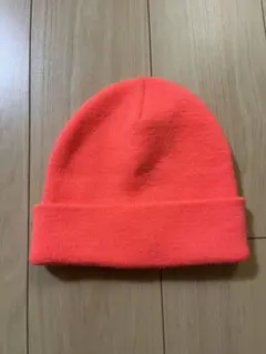 ZARA ニット帽 オレンジ