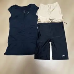 黒 スポーツ用水着 セット