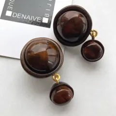 DominiqueDenaive◆ブラウンイヤリング1.1万のサムネイル