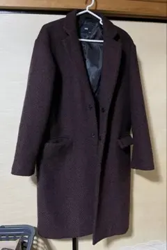 HARE チェスターコート レッド メンズSサイズ