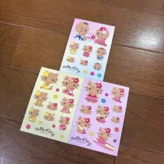 日焼け ハローキティ シール 3枚セット