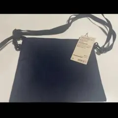 新品 無印良品 ポーチとしても使える 撥水サコッシュ ネイビー