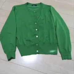 アクアガレージ 緑色カーディガンのサムネイル