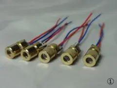 ★ 레이저 다이오드 모듈 빨간색 5mW 3VDC 초점 조절 가능 5 개 세트 ★