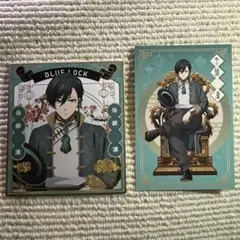 ブルーロック 色紙 玉座 Chinese 特典 ポストカード 糸師凛