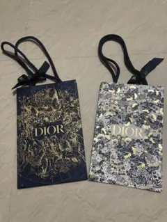 Dior 紙袋　2点　リボン付き