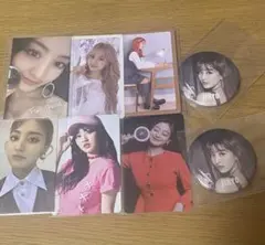 twiceジヒョ　トレカ　缶バッジ