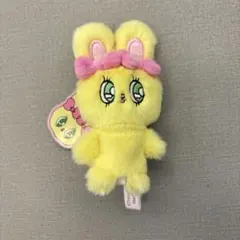 エスターバニー イエローバニー フィンガーマスコット キーホルダー ぬいぐるみ