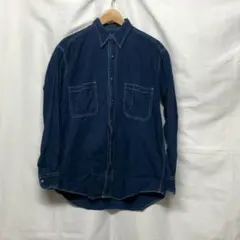 ボス BOSS 長袖デニムシャツ 青 インディゴ L1837のサムネイル
